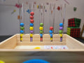 Five tubes rainbow beads