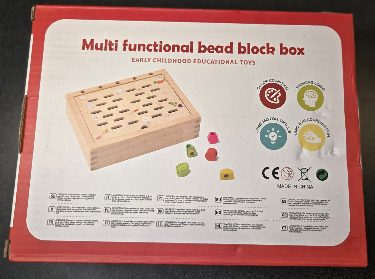 Wooden Beaded Building Block