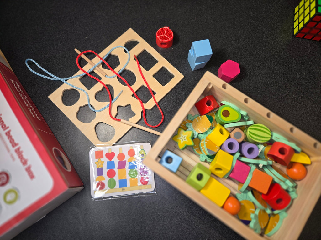 Wooden Beaded Building Block