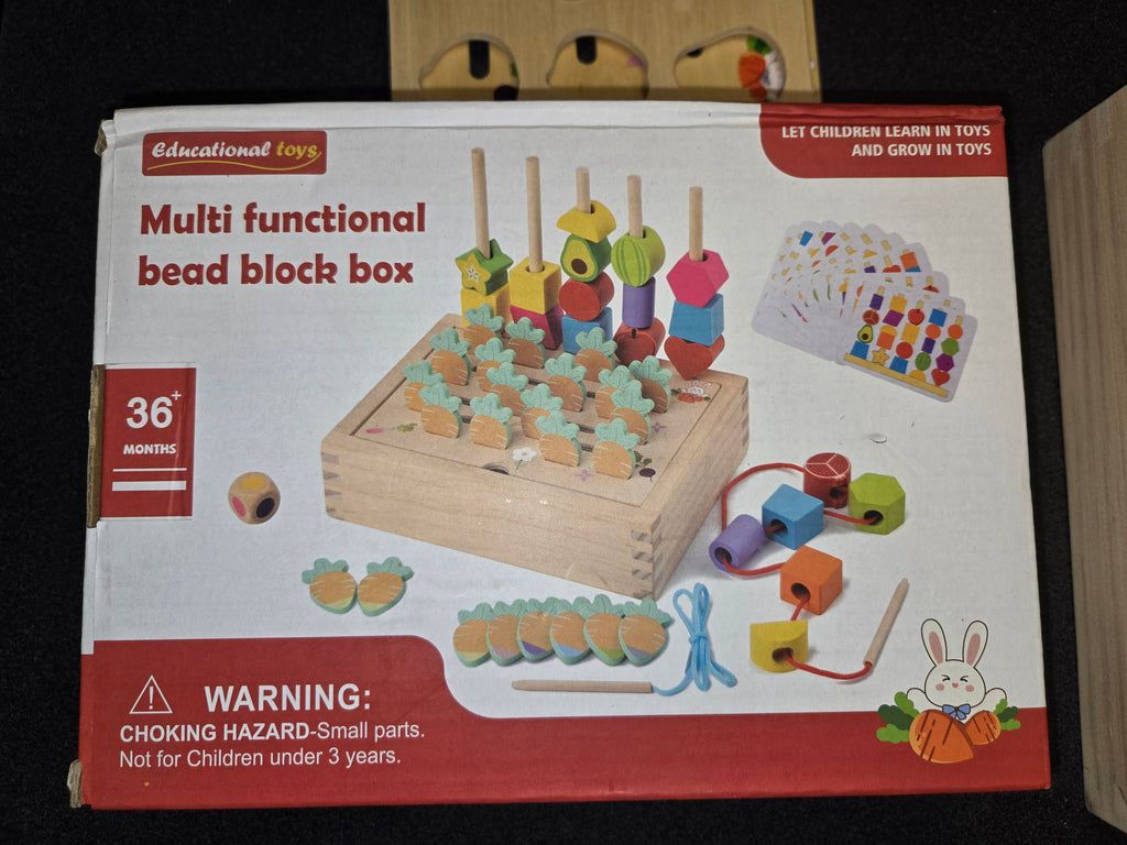 Wooden Beaded Building Block