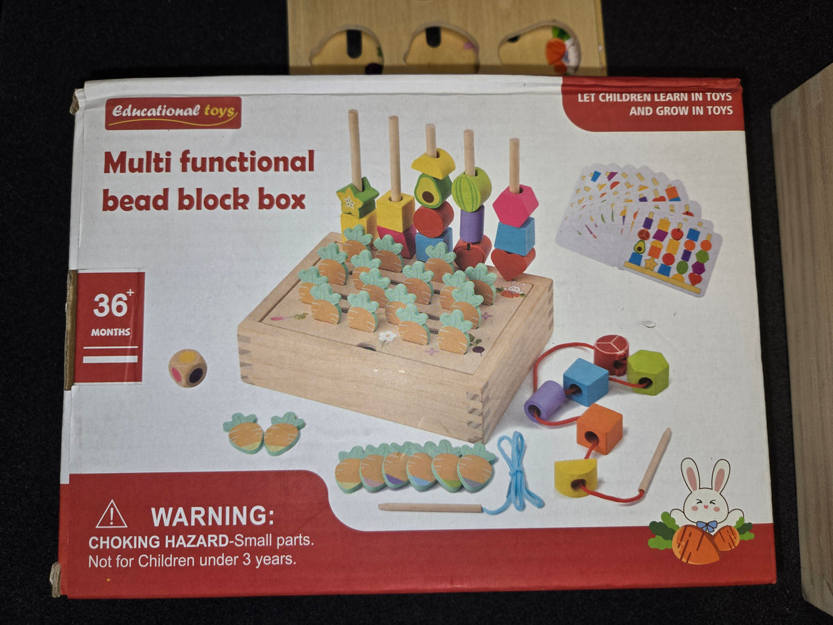 Wooden Beaded Building Block