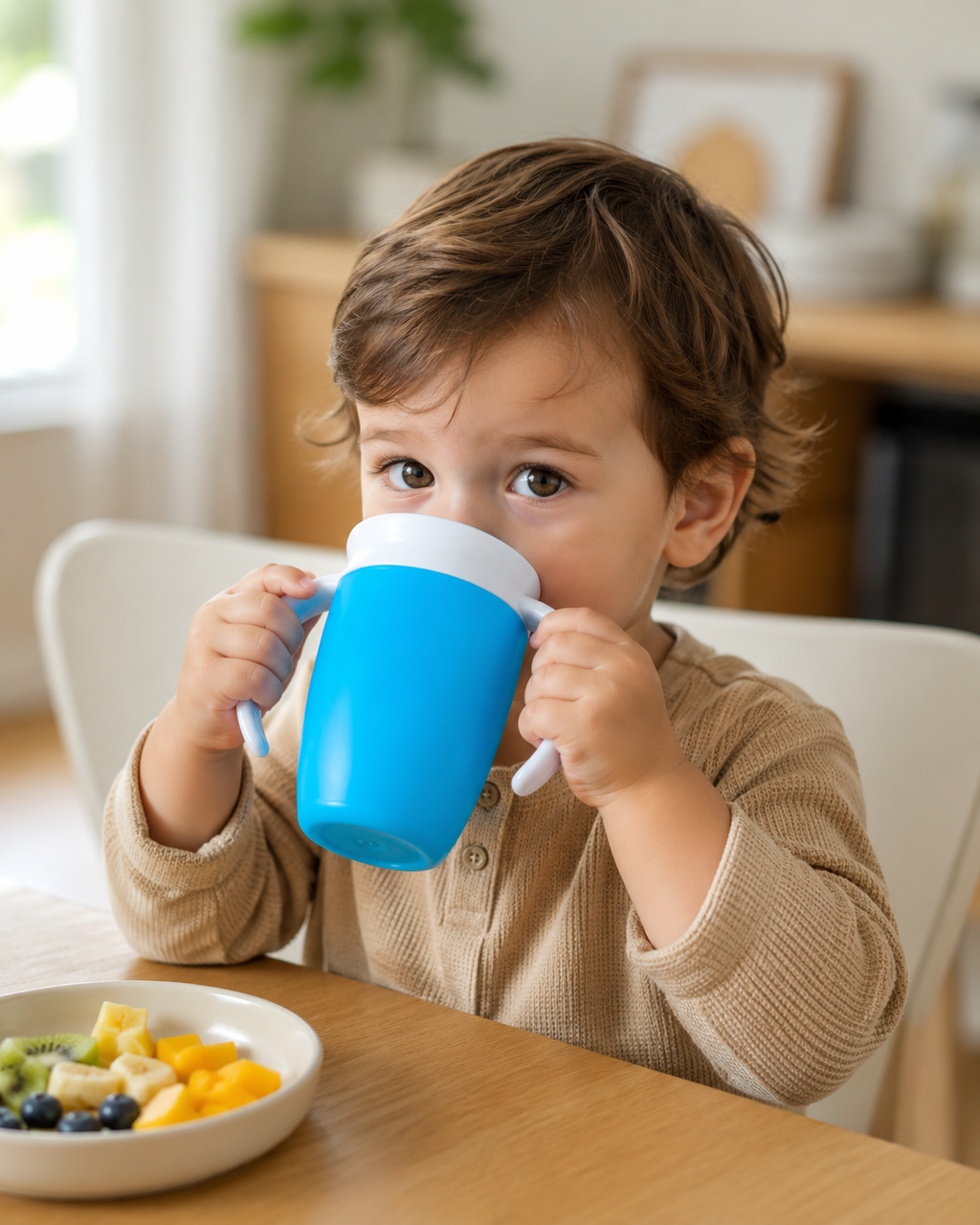 Tilt 'n' Trust Self-Feedingware