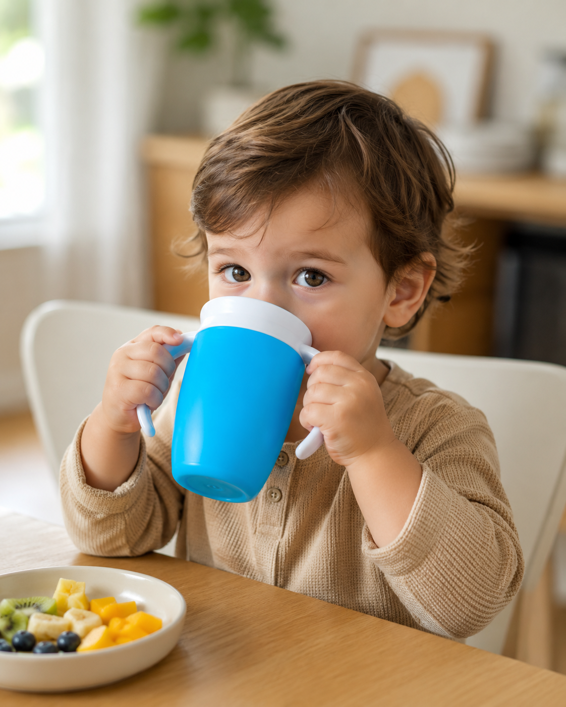 Tilt 'n' Trust Self-Feedingware