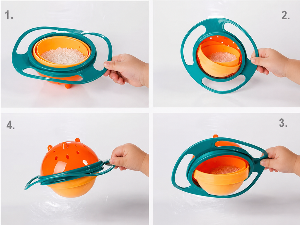 Tilt 'n' Trust Self-Feedingware