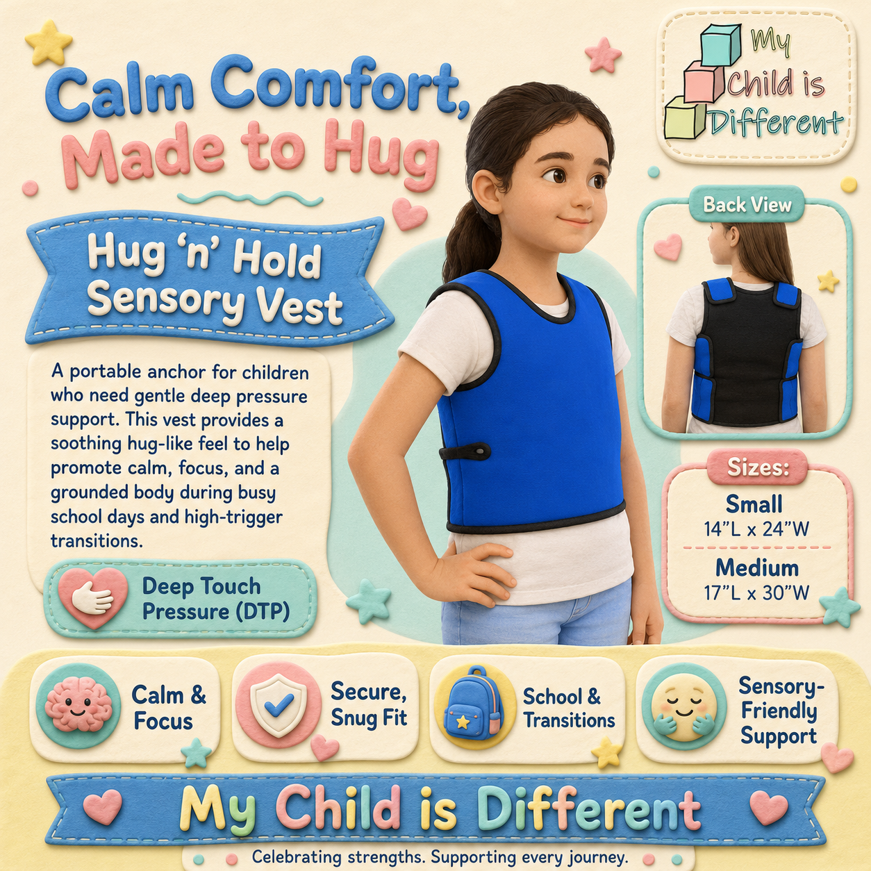 Hug 'n' Hold Sensory Vest