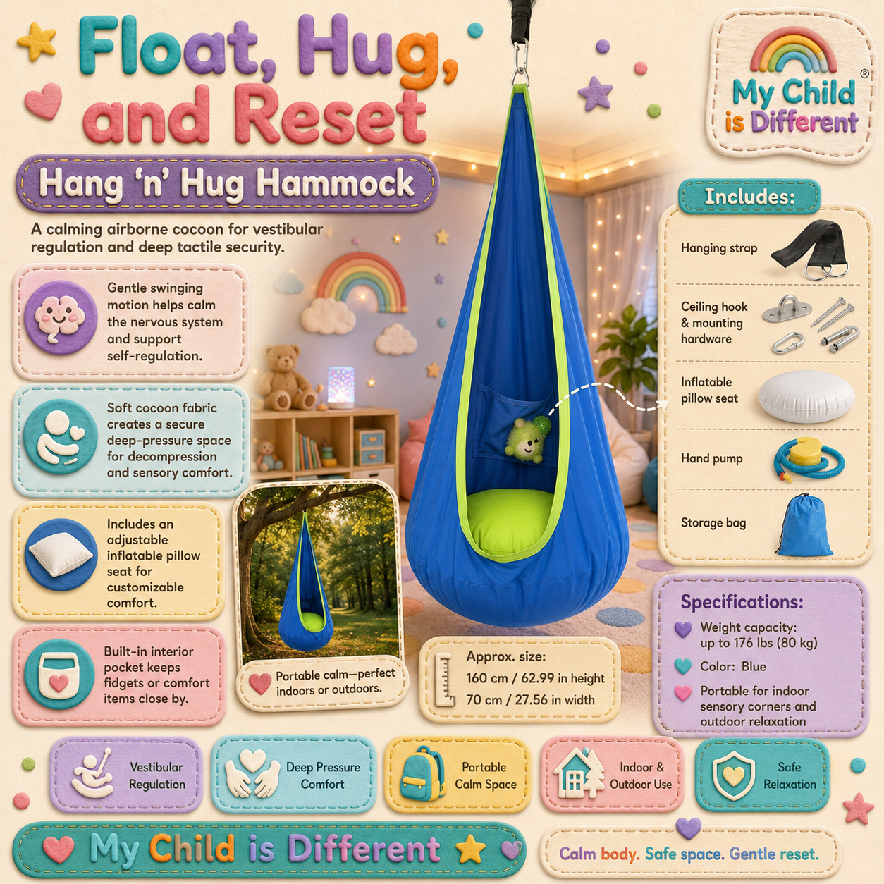 Hang 'n' Hug Hammock
