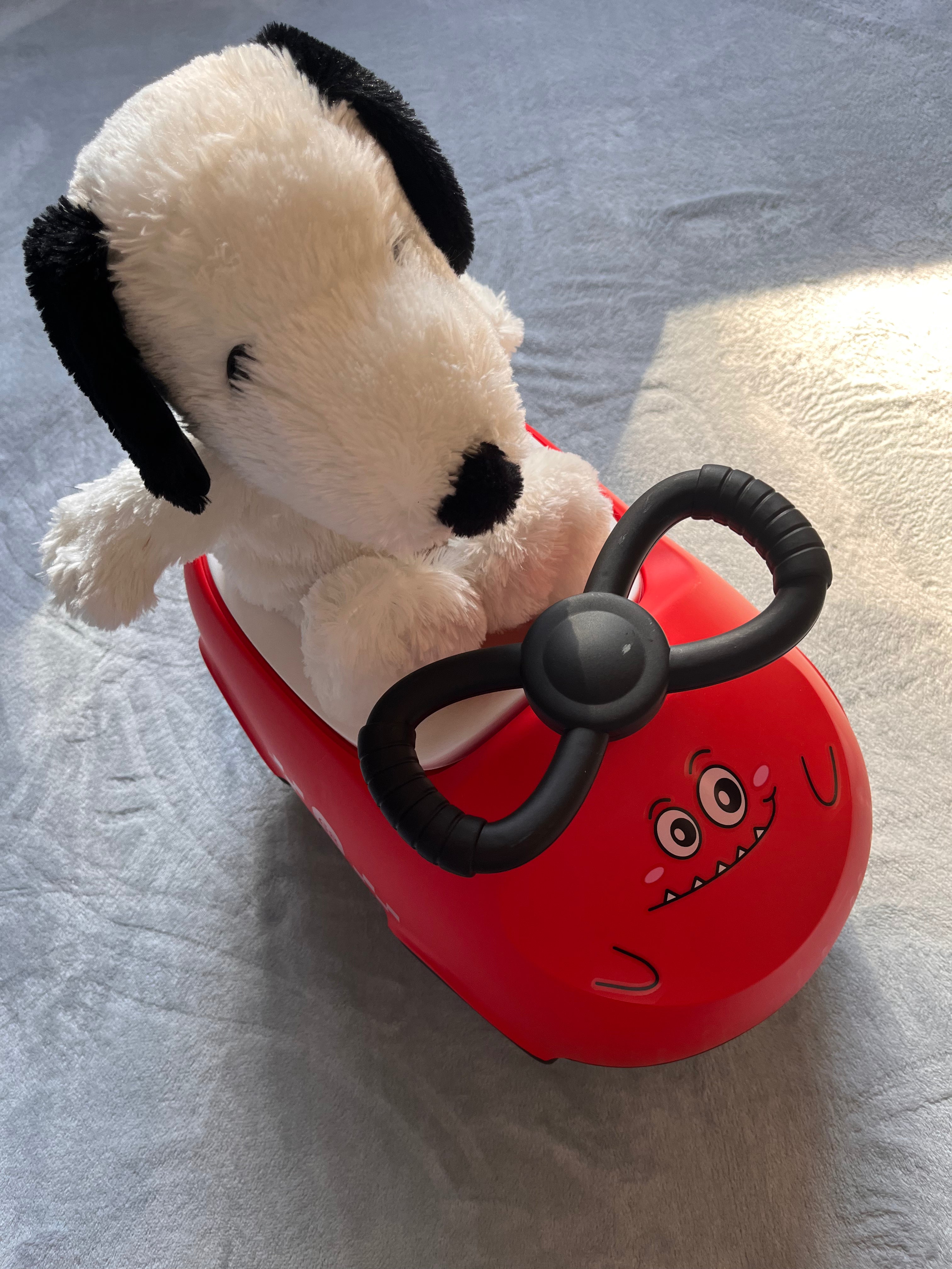 Kids Portable Cartoon Potty Ride