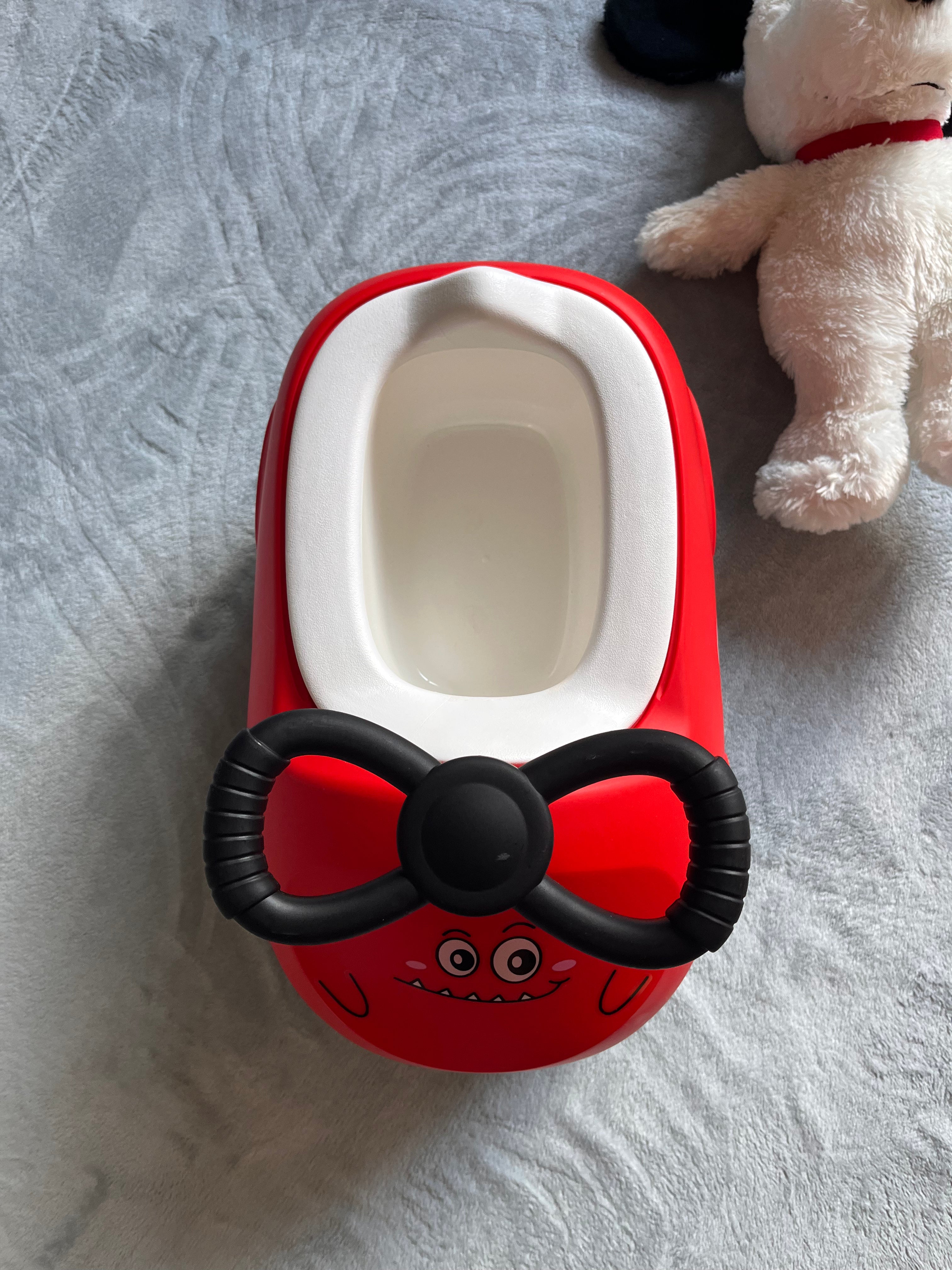 Kids Portable Cartoon Potty Ride