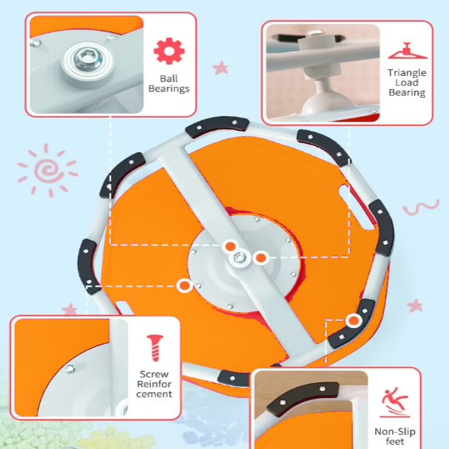 Spin 'n' Settle Sensory Swivel Chair