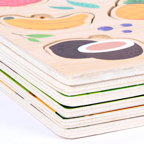 Wooden Pegged Puzzle Board
