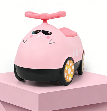 Kids Portable Cartoon Potty Ride