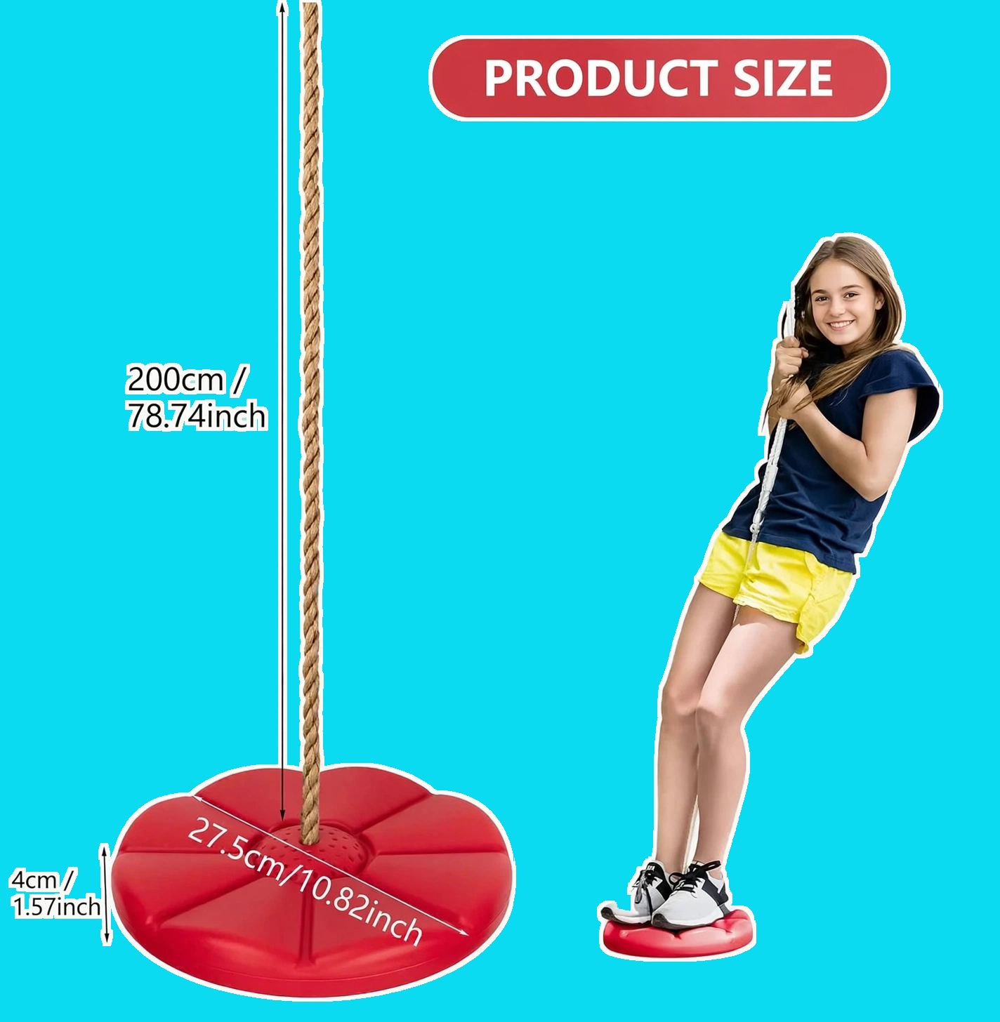 Grip 'n' Ground Petal Swing